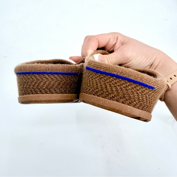 ROTHY’S The Casual Clog Teak Herringbone Merino Wool Clogs - Picture 9 of 9